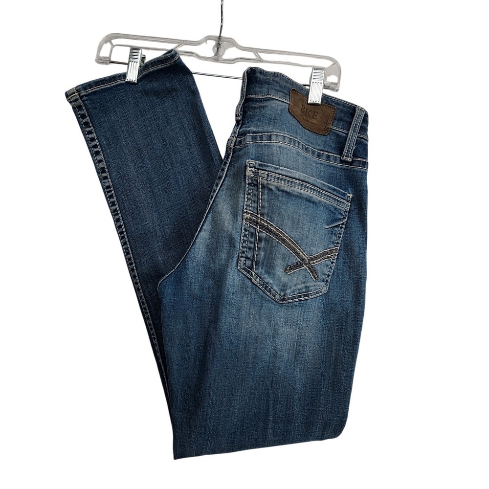 BKE 31x32 Blue Jake Straight Jeans Durable Tough Denim Y2K Western Workwear Mens